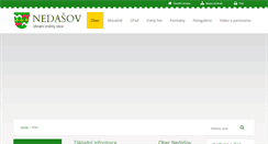 Desktop Screenshot of nedasov.cz